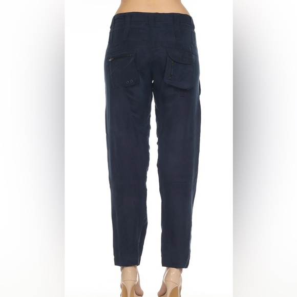 NWT - Johnny Was - HAILEY CARGO PANTS - Tie Belt in size 8 black - Picture 6 of 12